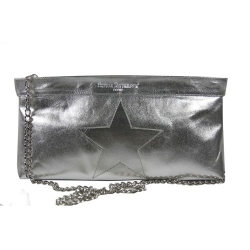 Cartera de mano plata de fiesta de Stella Rittwagen 